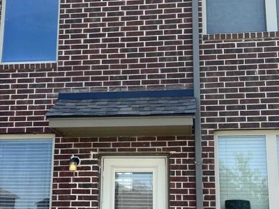 After Shingle Roof Awning Replacement